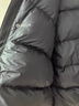 优衣库男装女装高级保暖羽绒茄克冰雪羽绒户外连帽外套477136 09 黑色 L /175/100A 实拍图