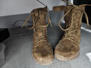 35153515强人春秋训练靴男新款棕色沙漠靴男靴高帮户外登山耐磨工装靴 新式棕靴 43 实拍图
