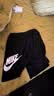 耐克（NIKE）男运动短裤7英寸 夏季 针织毛圈  宽松百搭 五分裤FQ4951-010黑 L 实拍图