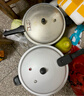 双喜 高压锅燃气专用压力锅小号快煮锅防爆安全家用锅具 【推荐蒸格款】5-8人/9.5L/ 26cm 实拍图