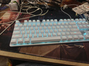 惠普（HP）GK200机械键盘有线办公游戏键盘 20种背光灯效 87键电竞键盘鼠标套装电脑外设键鼠 皎月白【茶轴】冰蓝光 实拍图