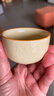 瓷牌茗茶具（cipaiming teaset）哥窑茶杯小号品茗杯家用闻香杯主人杯单杯开片可养功夫茶具配件 《秘色黄哥窑》禅定杯-单杯 实拍图