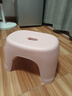 椅子奶油风家用小凳子加厚塑料凳可叠放耐用儿童凳学生寝室矮凳 樱花粉1个 实拍图