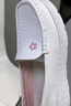 绯樱可爱护士鞋女春夏真牛皮软底舒适透气轻便医护工作鞋NF06 白色 38 实拍图