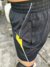 川崎KAWASAKI羽毛球服 男女中性款休闲运动短裤子运动裤透气排汗黑色YMB-181 XL 实拍图