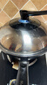 美厨（maxcook）炒锅铁锅 带盖32cm无涂层精铁炒菜锅氮化 燃气电磁炉通用MCC4589 实拍图