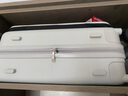 汉客行李箱女拉杆箱男大容量双层拉链密码旅行箱29英寸白 102升巨能装 实拍图