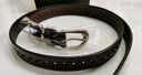 TOUCENGP头层派皮带女真皮头层纯牛皮夏季时尚百搭免打孔腰带女细窄款装饰 深咖啡带身宽1.8cm 115cm 体重135-145/裤码34-35 实拍图