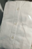 BLACKMONDAY纯棉牛津纺长袖衬衫男全棉抗皱免烫纯色男士商务休闲衬衣 实拍图