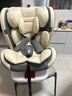 Heekin德国 儿童安全座椅汽车用0-4-12岁婴儿宝宝360度旋转ISOFIX硬接口 尊享灰(遮阳棚+上拉带+侧保护) 实拍图