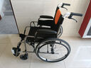 鱼跃 (yuwell)手动轮椅车H062折叠老人轻便免充气铝合金旅行手推代步 实拍图