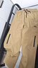 JEEP吉普休闲裤男秋冬季直筒裤子男士宽松潮流工装裤男裤 棕色加绒2XL 实拍图