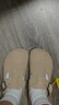 东园物作真皮休闲日系外穿舒适百搭真皮软木男女款圆头平底防滑全包勃肯鞋 沙色 36 【偏大一码】 实拍图