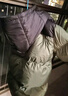 雪中飞【双面穿】儿童羽绒服冬季轻薄男女童面包服羽绒服橄榄灰绿170cm 实拍图