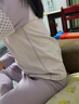 俞兆林儿童保暖内衣男女童秋衣秋裤宝宝加厚中领德容套装 浅皮粉 150  实拍图