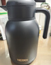 膳魔师（THERMOS）保温壶玻璃内胆家用大容量便携宿舍暖水壶热水瓶TEHA/TEHD TEHD-黑色 1.48L 实拍图