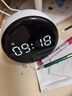 小度智能闹钟音箱  大屏数字显示 床头创意闹钟 语音交互 红外遥控家电 智能音响 儿童早教机故事机 实拍图