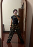 CEENIU格子屁帘女遮胯打底神器下摆内搭叠穿休闲风裙边一片式系带屁帘裙 【黑黄格】衬衫裙摆 均码 实拍图