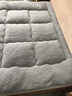 南极人羊羔绒床垫床褥子秋冬季加绒加厚保暖学生宿舍90x190单人垫被软垫 加厚羊羔绒床垫-灰色 90x200cm【加绒加厚】 实拍图