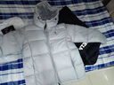 骆驼火山羽绒服男女款城市轻户外加厚防寒面包服冬季外套 浅烟灰 XL 实拍图