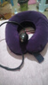 鱼跃（Yuwell）颈椎牵引器B型家用充气护颈椎托颈托舒适贴合颈部(BII型)紫色2层 实拍图