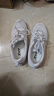 特步女鞋运动鞋秋季新款网面透气减震跑步鞋轻便休闲鞋女跑鞋潮流鞋子 白色-网面0073 36 实拍图