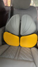 诺泰（nuotai）人体工学腰靠办公室久坐护腰坐垫靠垫汽车腰部腰托靠背垫K09黄色 实拍图