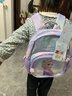迪士尼（disney）幼儿园书包3-6岁轻便可爱高颜值小包透气抑菌女童背包爱莎公主紫 实拍图