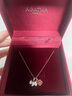 AGATHA/瑷嘉莎 四叶草小狗银项链女 生日礼物送女友闺蜜轻奢高级感吊坠 实拍图