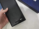 七匹狼（SEPTWOLVES）钱包男士长款超薄真皮钱夹拉链款生日礼物高端实用头层牛皮夹爸爸 黑20金狼3A1313221-01 实拍图