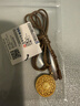 金至尊（3DG Jewellery）许凯同款黄金吊坠八宝罗盘999足金挂坠不含项链生日礼物计价 小板总重6.27克（金重4.60克）-编绳款 实拍图