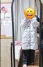 茵曼（INMAN）2026冬季女装新款高充绒量白鸭绒连帽毛领羽绒服长款外套大衣上衣 雅典灰 XL 实拍图