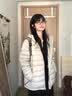棉致连帽排骨棉服女冬季小个子新款轻薄棉衣显瘦外套高级感羽棉袄绒服 排骨服米灰色【高品质】 M 105-120斤 实拍图