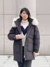 波司登服饰五折反季冬女加厚立领宽松中长款大毛领商场同款羽绒服 实拍图