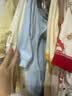 全棉时代婴儿衣服连体衣春秋装风柔棉暖绒宝宝冬季打底衣 微光蓝66码 实拍图