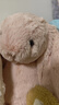 Jellycat害羞乳白色邦尼兔动物毛绒玩偶安抚玩偶娃娃新年生日礼物 害羞胭脂粉色邦尼兔 Medium 实拍图