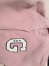 GAP男女装2025秋季新款大G字母仿羊羔绒宽松夹克开衫卫衣787408 粉色 XS (165/84A)亚洲尺码 实拍图