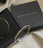丹尼尔惠灵顿（DanielWellington）dw手镯女 经典玫瑰金大号开口手镯生日礼物送女友 实拍图
