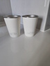 京东京造不锈钢水杯 马克杯 非一次性水杯套装家用汽车配色 珍珠白350ml*2 实拍图