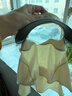 蕉下（beneunder）防晒口罩脸基尼帽檐防晒面罩全脸女防风透气防紫外线米月白AL341 实拍图