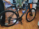 千里达龙卷风700蓝图R9桶轴22速油压碟刹骑行公路车自行车成年人男女 龙卷风700-水滴座管 22速 镭射黑 700C*500mm适175-180cm左右 实拍图