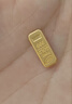 周六福珠宝赏金玩咖足金黄金投资金生日礼物约2g金条 实拍图