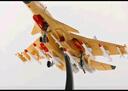 京模歼11战斗机模型合金科普展览器材 退伍纪念品 1:48 实拍图