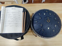 阿萨斯空灵鼓15音13寸成人初学者升级碳钢钢舌鼓儿童礼物莲花-藏青色 实拍图