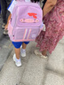 第九城堡书包小学生男孩护脊儿童书包1-3-6年级英伦风女生减负双肩背包 实拍图