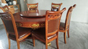 帕芭莎（PABUSIOR）【严选正品】欧式餐桌实木美式餐桌家用1.5米餐桌椅组合大圆桌1.8 1.5m 餐桌+6椅   （送转盘） 实拍图
