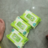 优普爱 婴儿口手专用无香湿巾 纯水无添加宝宝湿巾80抽 【EID纯水安心擦手口】80抽3包 实拍图
