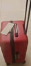 不莱玫行李箱女拉杆箱男旅行箱大容量结婚托运密码箱子22英寸plus 红色 实拍图