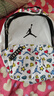 Jordan中性Mini款 时尚可爱星钻 聚酯纤维双肩背包DZ3755-100印花 均码 实拍图