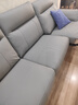 左右零靠墙电动功能头层牛皮沙发6013青云灰 2.7m三左 实拍图